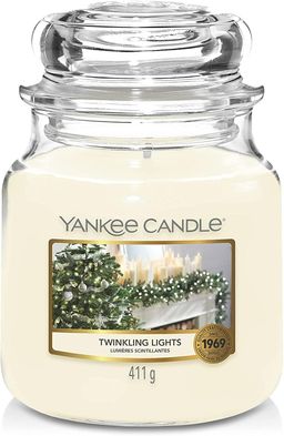 Yankee Candle Duftkerze Twinkling Lights Medium Jar