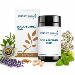 Naturesan Schlafformel Plus | 60 Kapseln für gesunden und erholsamen Schlaf