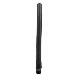 All Black - Gerippter schwarzer Dildo
