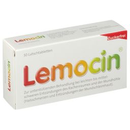 Lemocin® gegen Halsschmerzen, Zitronengeschmack, zuckerfrei