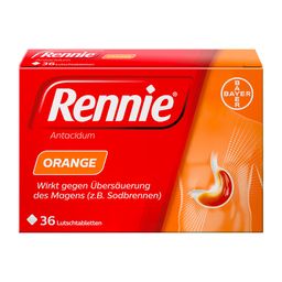 Rennie® Orange Lutschtabletten bei Sodbrennen und saurem Aufstoßen