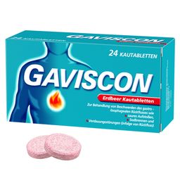 GAVISCON® Erdbeer Kautabletten bei Sodbrennen