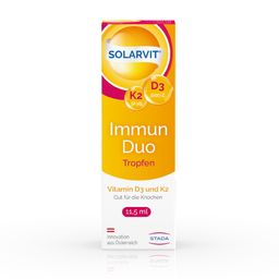 Solarvit® Immun Duo Tropfen mit Vitamin D3 & Vitamin K2, individuelle Dosierung