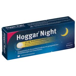 Hoggar® Night 25 mg Schmelztabletten bei Schlafproblemen