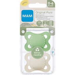 MAM Original Pure Silikonschnuller 0-6 Monate, matt (Farbe/Motiv nicht wählbar)