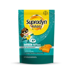 Supradyn® IMMUN Kids&Co Toffees zur Unterstützung von Immunsystem und Energie bei Kindern und Erwachsenen - Jetzt 10% sparen mit dem Code supradyn10*