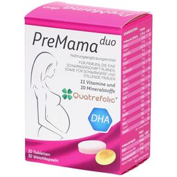 PreMama duo Tabletten & Weichkapseln – Für Schwangerschaft & Stillzeit