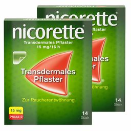 nicorette® transdermales Pflaster 15mg/16h