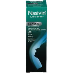 Nasivin® Classic 0,05% Nasenspray - Jetzt 10% Rabatt sichern mit dem Gutscheincode „nasivin10“