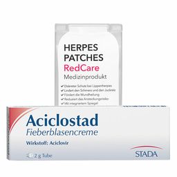 Aciclostad Fieberblasencreme + Redcare Herpes Patches