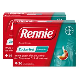 Rennie® Spearmint Lutschtabletten bei Sodbrennen und saurem Aufstoßen