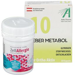 Biochemie nach Dr. Schüßler ZellAllergie + Adler Ortho Aktiv Nr. 10