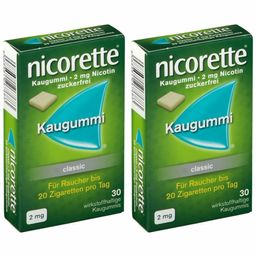 nicorette® Kaugummi classic 2mg Doppelpack