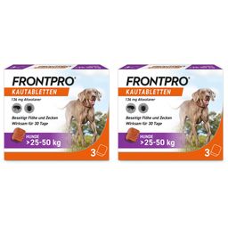 FRONTPRO® Kautablette für Hunde (>25-50kg)