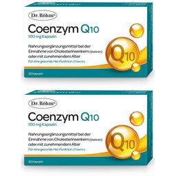 Dr. Böhm® Coenzym Q 10 - die ideale Ergänzung zu Cholesterinsenkern und für die Herzgesundheit