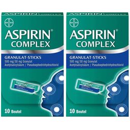 Aspirin® Complex Granulat-Sticks bei Erkältung mit Schnupfen und Fieber