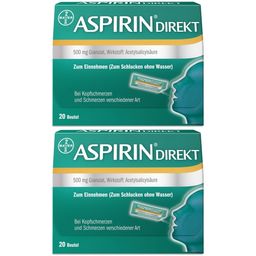 Aspirin® Direkt Granulat zur Direkteinnahme – bei Kopfschmerzen und Schmerzen verschiedener Art