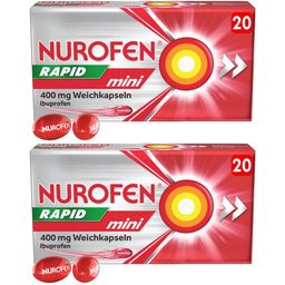 NUROFEN Rapid MINI 400 mg Ibuprofen Weichkapseln – für leichteres Schlucken
