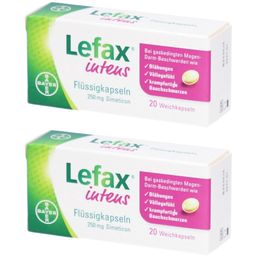 Lefax® intens Flüssigkapseln bei Blähungen und Völlegefühl