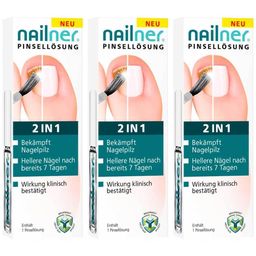 Nailner 2 in 1 Nagelpilz Pinsellösung für gesündere, hellere Nägel
