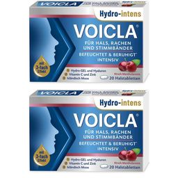 Voicla Hydro-intens – 20 Halstabletten mit Vitamin C, Zink & Moos