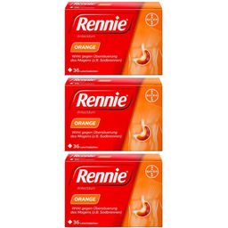 Rennie® Orange Lutschtabletten bei Sodbrennen und saurem Aufstoßen