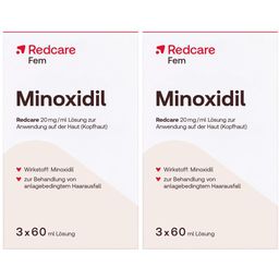 Redcare Minoxidil 20 mg/ml für Frauen