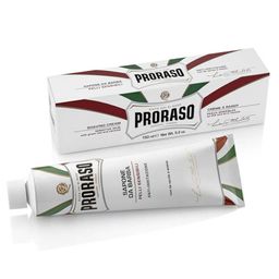 PRORASO Sensitive Rasiercreme mit grünem Tee und Haferflocken