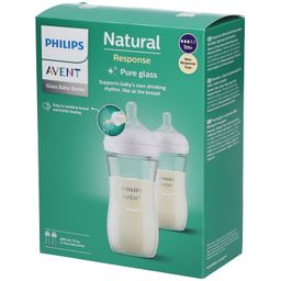 PHILIPS AVENT Natural Response Babyflasche aus Glas
