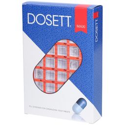 DOSETT® Maxi Pillendose Woche Französisch (7 x 4)