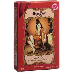 Henna Color 100g Naturhaarfärbemittel Hennè Pulver Pflanzen Haar Farbe Öko NEU Mahagoni (acajou)