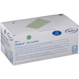 Mundschutz-OP mit Nasenbügel und Gummiband grün