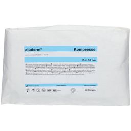 aluderm® Kompressen 10 x 10 cm 50 Stück in Steriltüte