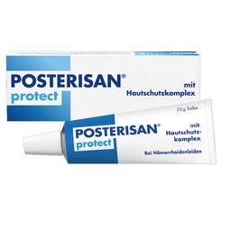 Posterisan protect Hämorrhoidensalbe bei Reizungen, als Hautschutz und zur Prophylaxe, 25 g Salbe