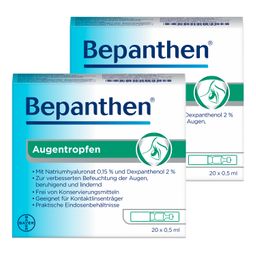 Bepanthen® Augentropfen für trockene Augen in Ein-Dosis-Behältnissen - Jetzt 15% Rabatt mit dem Code 15bepanthen sparen*