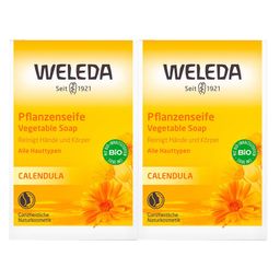 Weleda Calendula Pflanzenseife - reinigt besonders mild, für zarte und empfindliche Haut geeignet