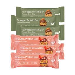 nu3 Fit Vegan Protein Bar Strawberry Crisp -  Jetzt 15% sparen mit dem Code „15nu3“