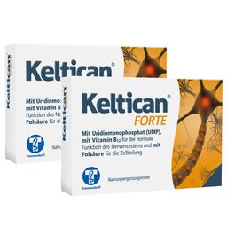 Keltican® forte Kapseln mit Uridinmonophosphat (UMP), Vitamin B12 und Folsäure zur Unterstützung der Nervenregeneration