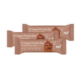 nu3 Fit Vegan Protein Bar Hazelnut-Caramel -  Jetzt 15% sparen mit dem Code „15nu3“