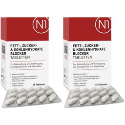 N1 Fettblocker Tabletten – zum Abnehmen & zur Gewichtsreduktion, Reduziert Kalorienaufnahme, unterstützt Sättigungsgefühl & verringert Appetit
