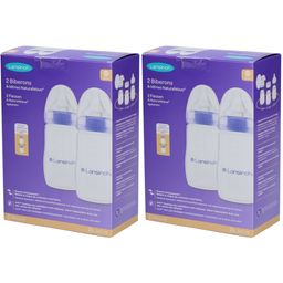 LANSINOH Babyflasche mit NaturalWave® Sauger 240ml Doppelpack