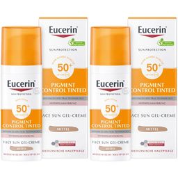 Eucerin® Pigment Control Tinted Face Sun Gel-Creme LSF 50+ – Getönter Sonnenschutz gegen Pigmentflecken – Mittel