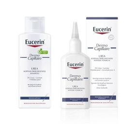 Eucerin DermoCapillaire Urea Kopfhautberuhigendes Intensiv-Tonikum +  Eucerin DermoCapillaire Urea Kopfhautberuhigendes Shampoo
