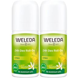 Weleda 24h Deo Roll-On Citrus - natürlich frisch und wirksam, 24h Schutz ohne Aluminiumsalze