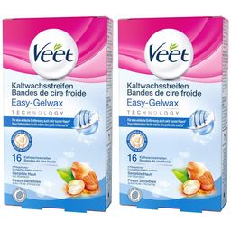Veet® Easy Grip Kaltwachsstreifen für Bikinizone & Achselhöhlen sensitive