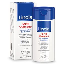 Linola Forte Shampoo - Haarpflege für juckende, trockene oder zu Schuppenflechte neigende Kopfhaut