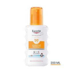 Eucerin® Sensitive Protect Kids Sun Spray LSF 50+ – sehr hoher Sonnenschutz für Kinder + Eucerin Oil Control Body LSF50+ 50ml GRATIS