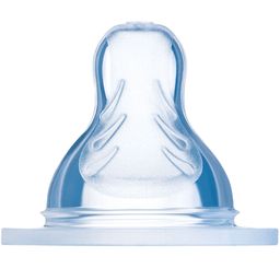 MAM Auslaufsicherer Silikonsauger für Milch & Tee, ab 4 Monate