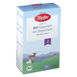 Töpfer Lactana Bio Folgemilch 2 aus Ziegenmilch ab dem 7. Monat