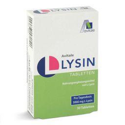 Avitale L-Lysin mit 750 mg L-Lysin pro Tablette